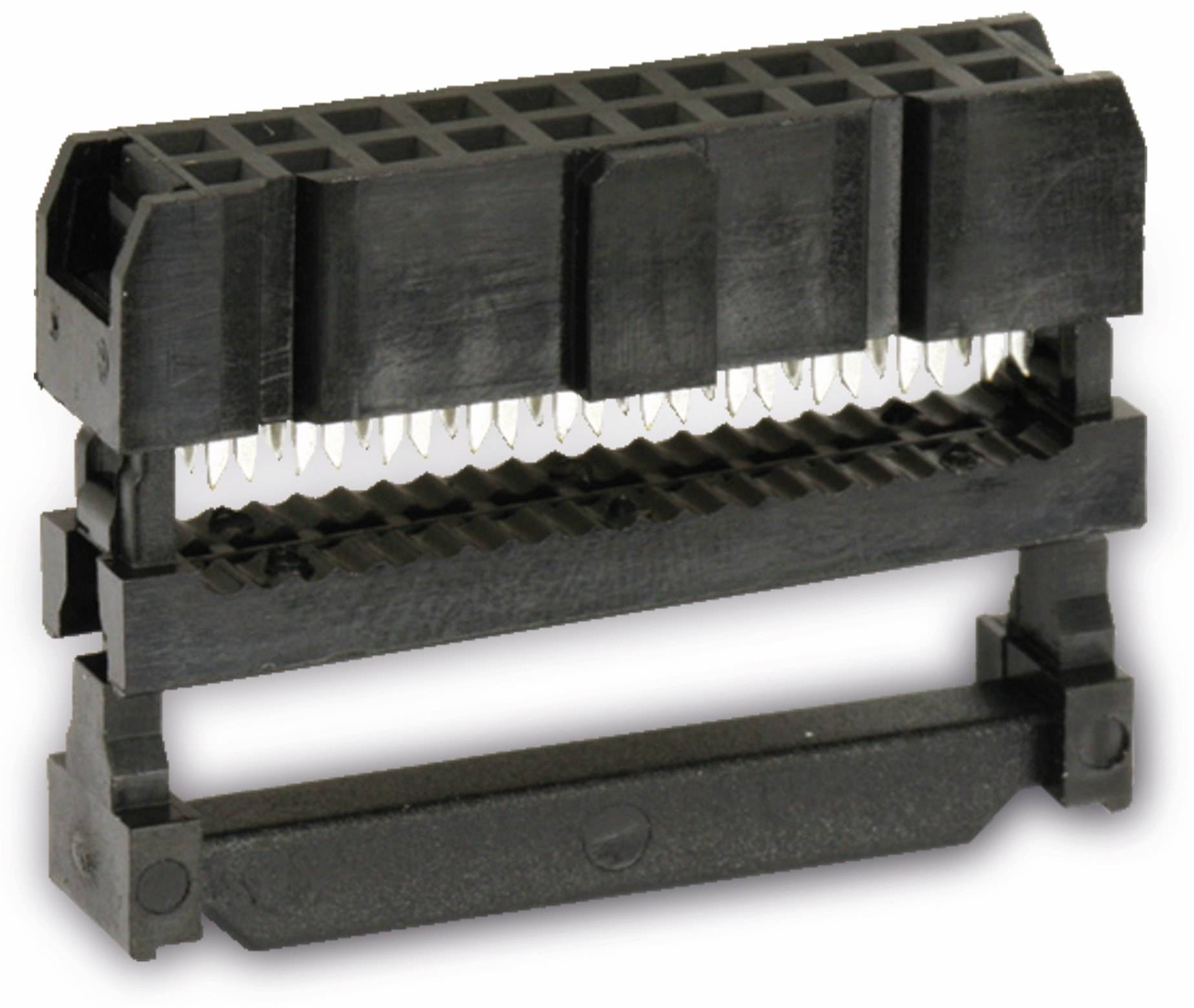 ECON CONNECT Pfostenbuchse für Flachbandleitung, RM 2,54, 20-polig