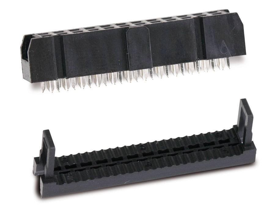 ECON CONNECT Pfostenbuchse für Flachbandleitung, RM 2,54, 24-polig