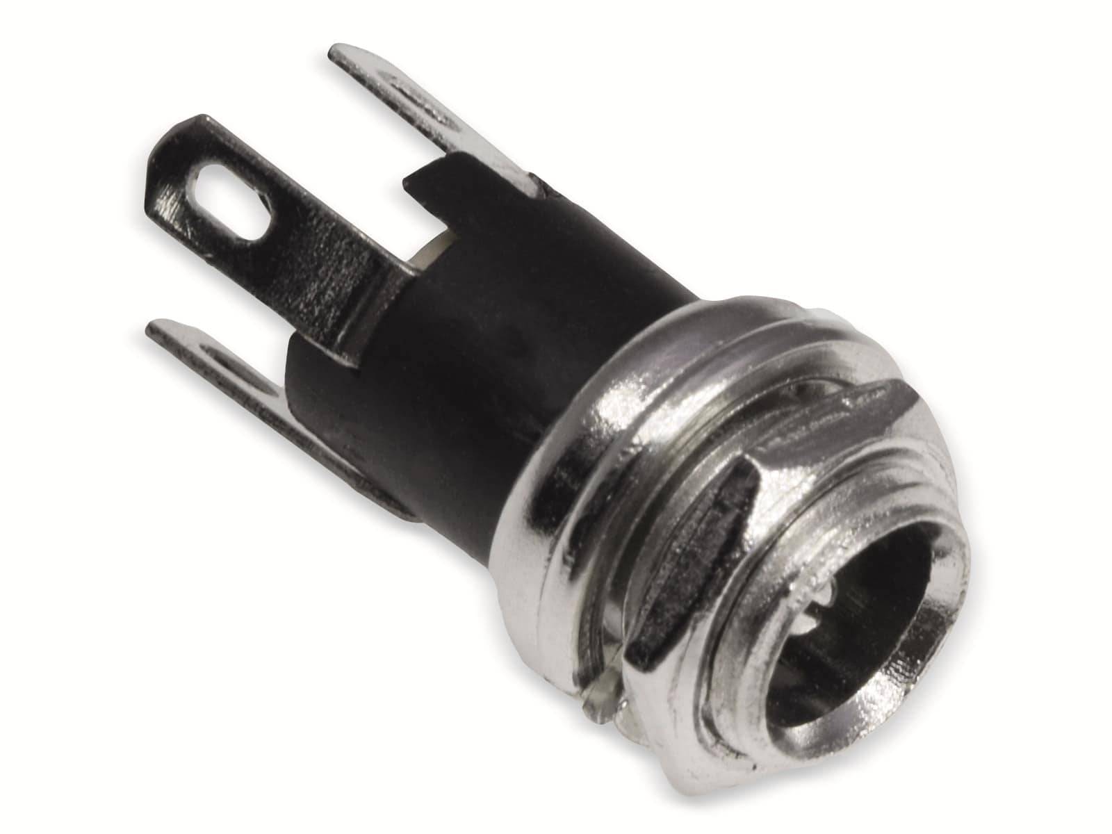Einbau-Hohlbuchse, für Stecker 5,5/2,1 mm, Lötanschluss
