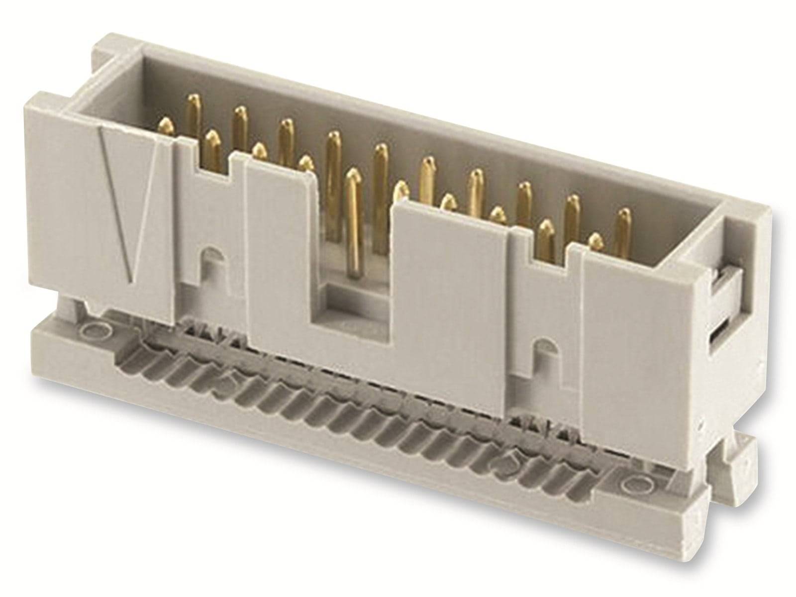 ECON CONNECT Wannenstecker, DIN 41651, 20-polig, schneidklemm, RM 2,54 mm
