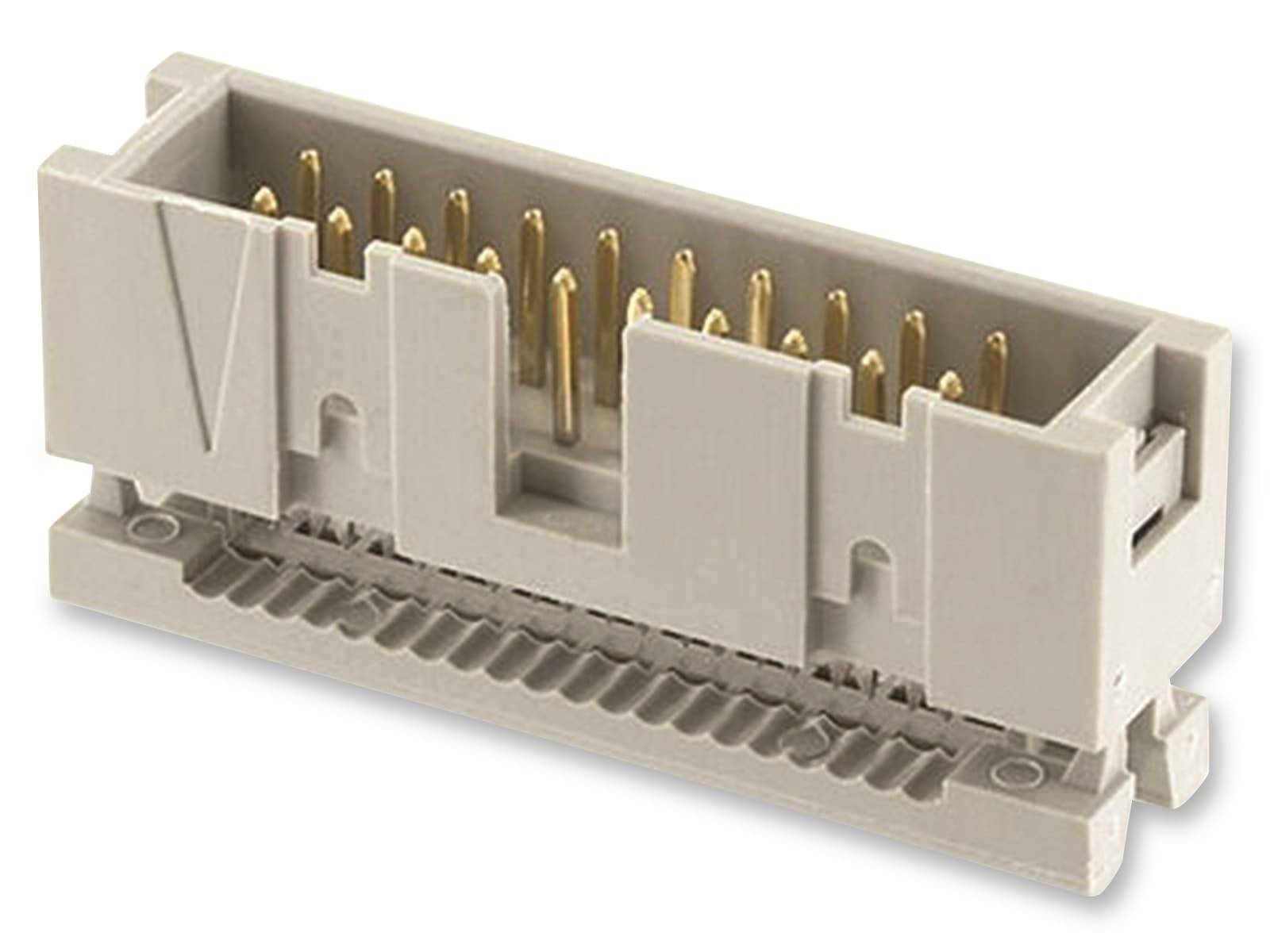 ECON CONNECT Wannenstecker, DIN 41651, 20-polig, schneidklemm, RM 2,54 mm