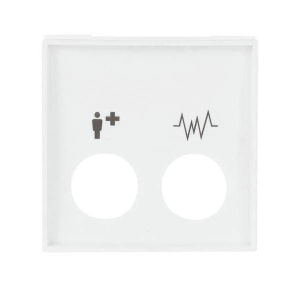 Busch-Jaeger Zentralscheibe studioweiß 2548-020 E-84