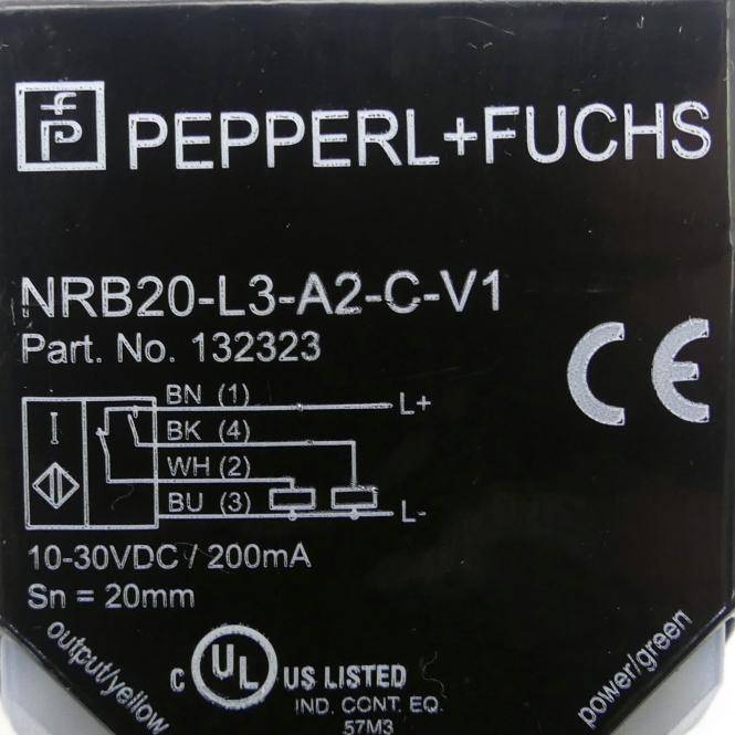 PEPPERL+FUCHS Induktiver Sensor NRB20-L3-A2-C-V1 (132323)