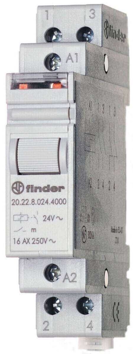 Finder Stromstoßschal.f.DIN-Schie 20.21.9.012.4000