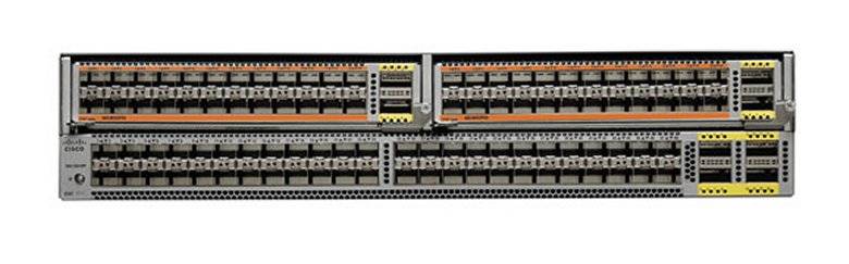 Cisco Nexus 56128P - Switch - L3 - managed - 48 x 1 Gigabit / 10 Gigabit SFP+ + 4 x 40Gb Ethernet / FCoE QSFP+ (Breakout-kompatibel)