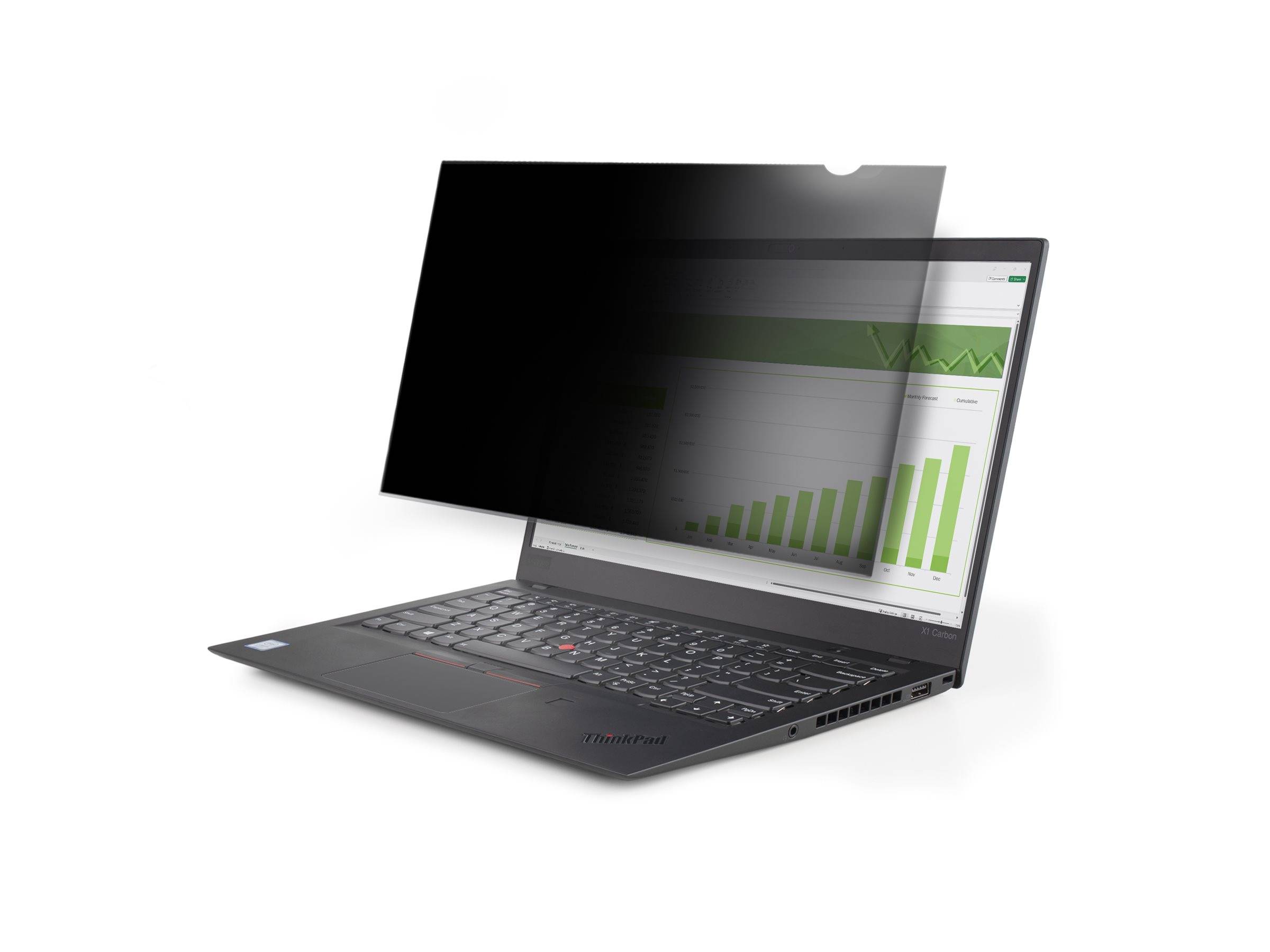 StarTech.com 17.3-inch 16:9 Laptop Privacy Filter, Anti-Glare Privacy Screen with 51% Blue Light Reduction, Black-out Notebook Screen Protector