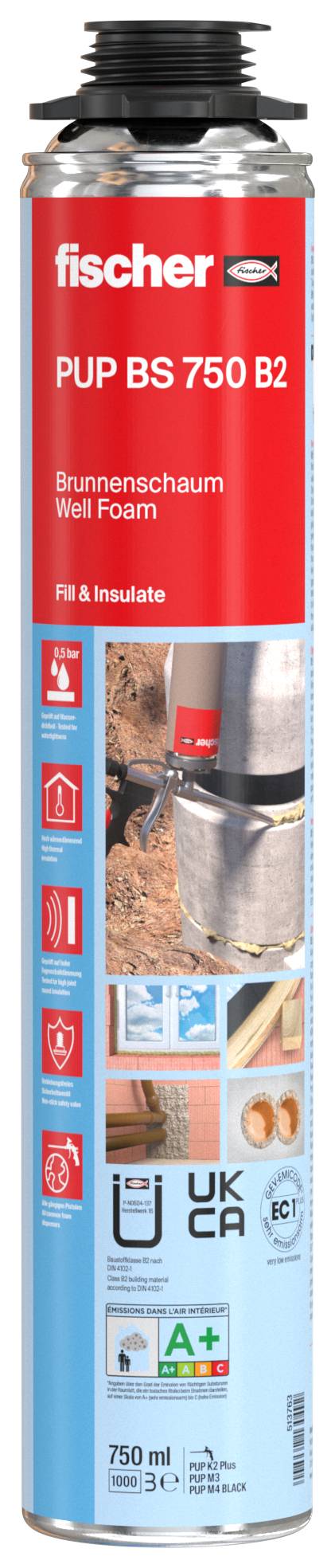 PUP BS 750 B2 Brunnenschaum