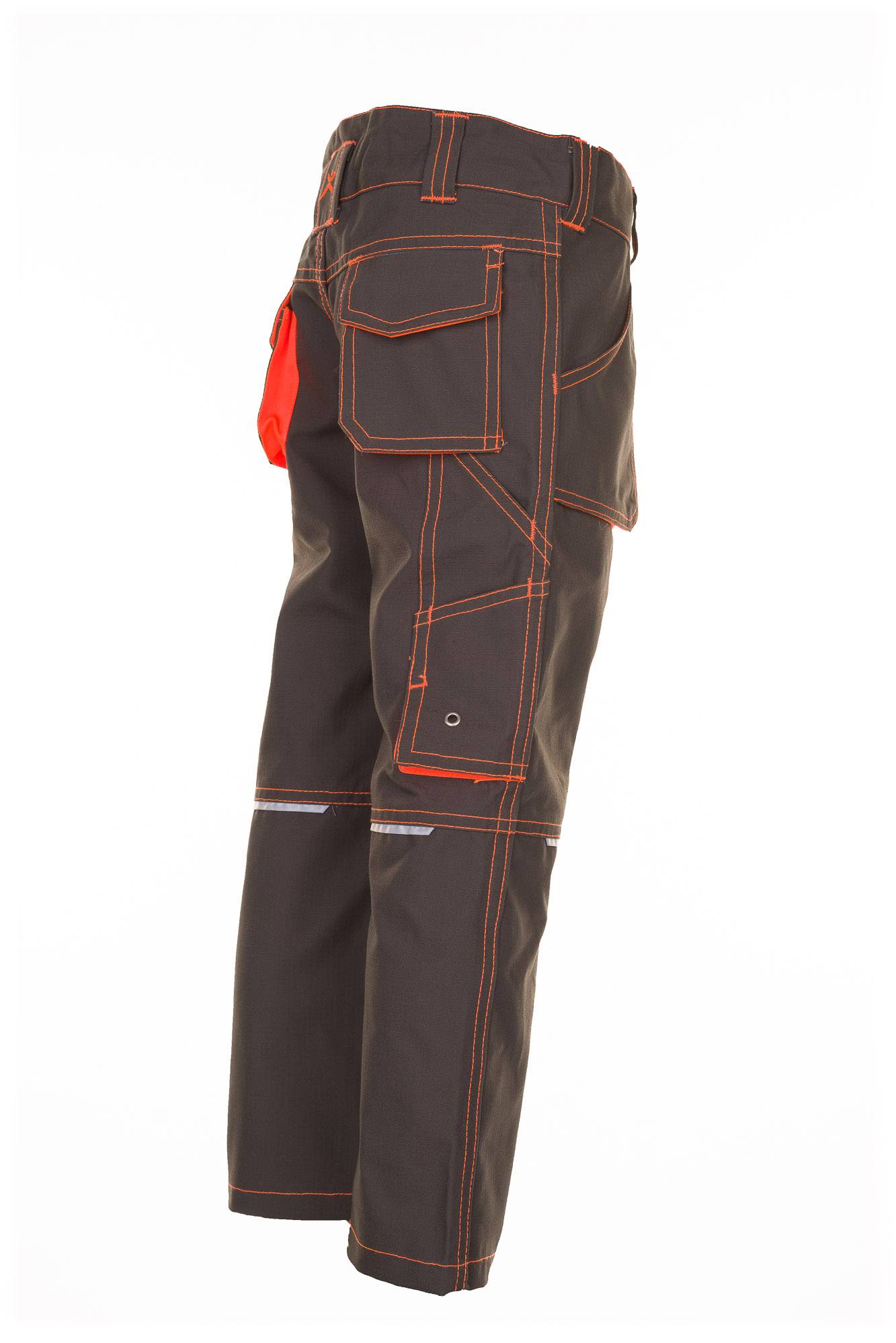 Planam Junior Bundhose oliv/orange 86/92 6112086