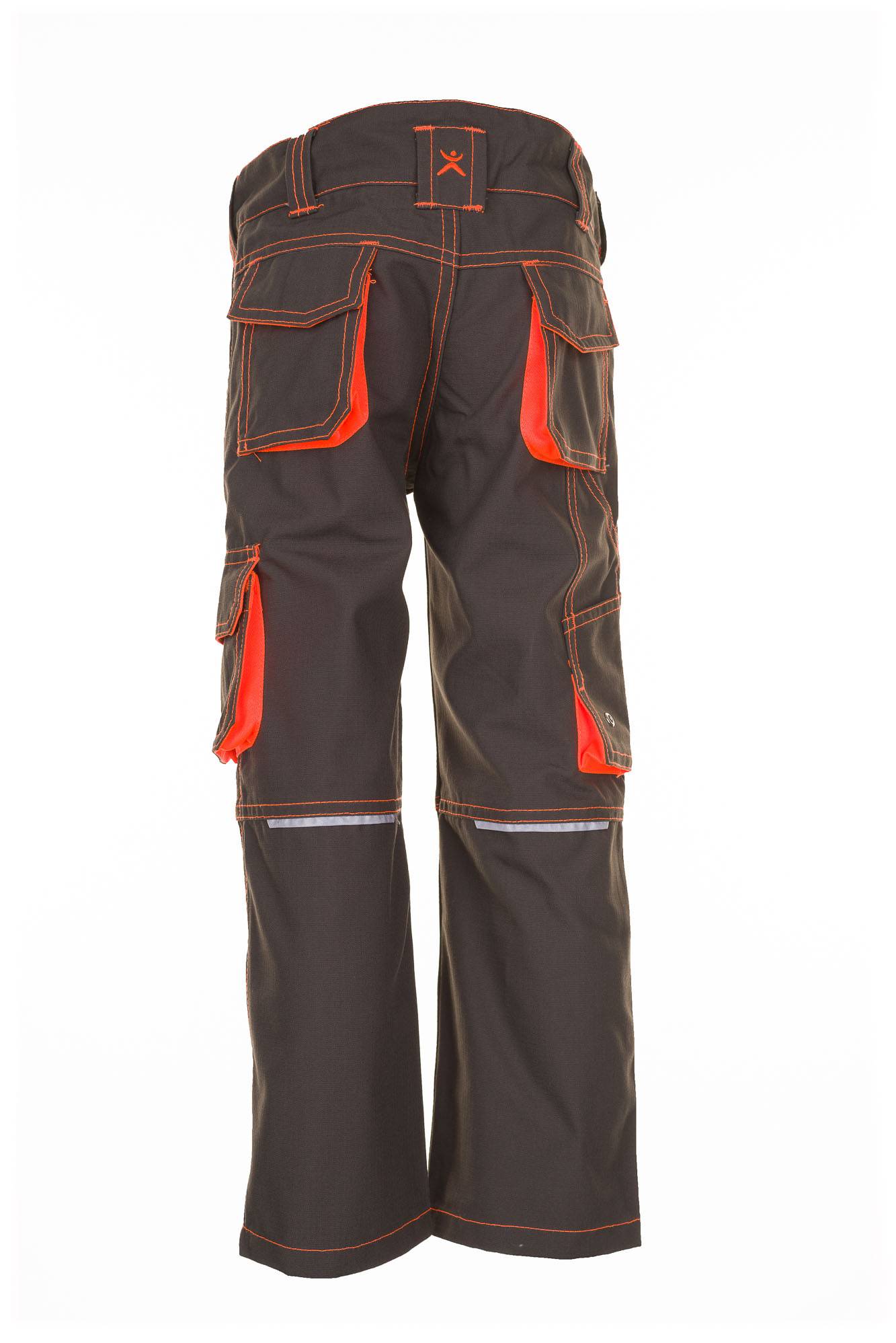 Planam Junior Bundhose oliv/orange 134/140 6112134