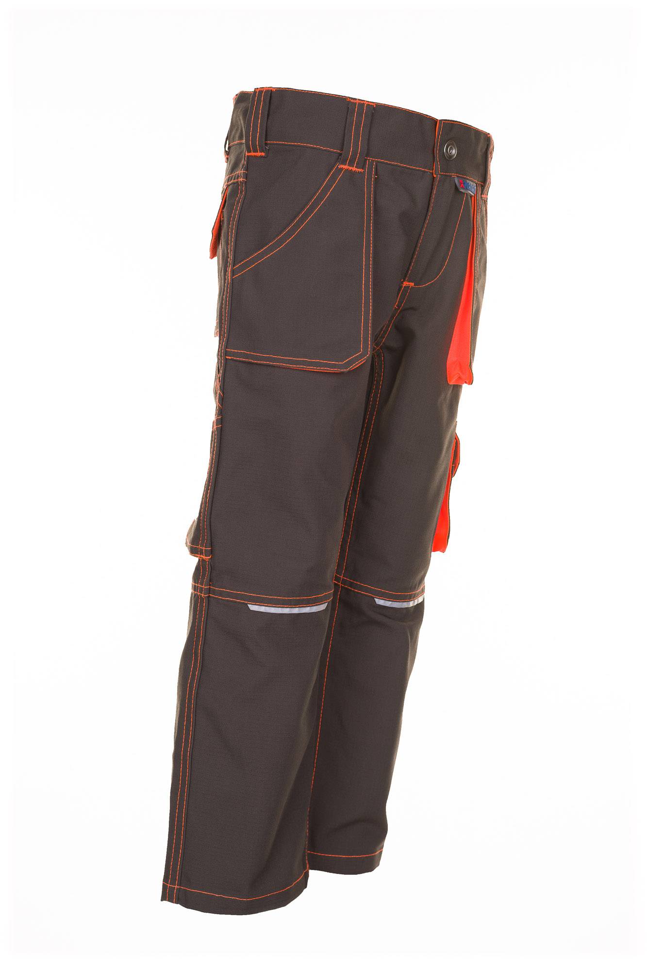 Planam Junior Bundhose oliv/orange 170/176 6112170