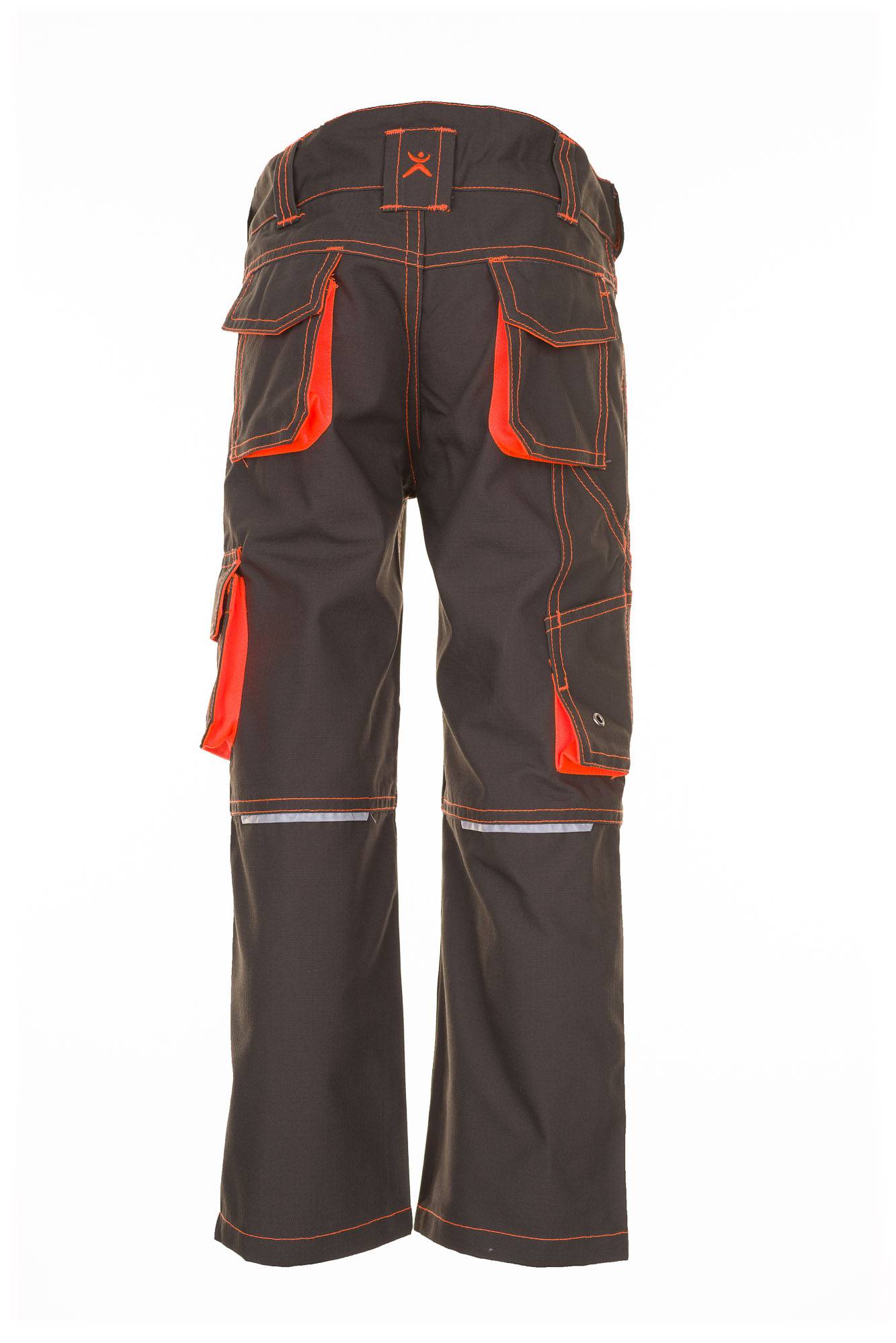 Planam Junior Bundhose oliv/orange 134/140 6112134
