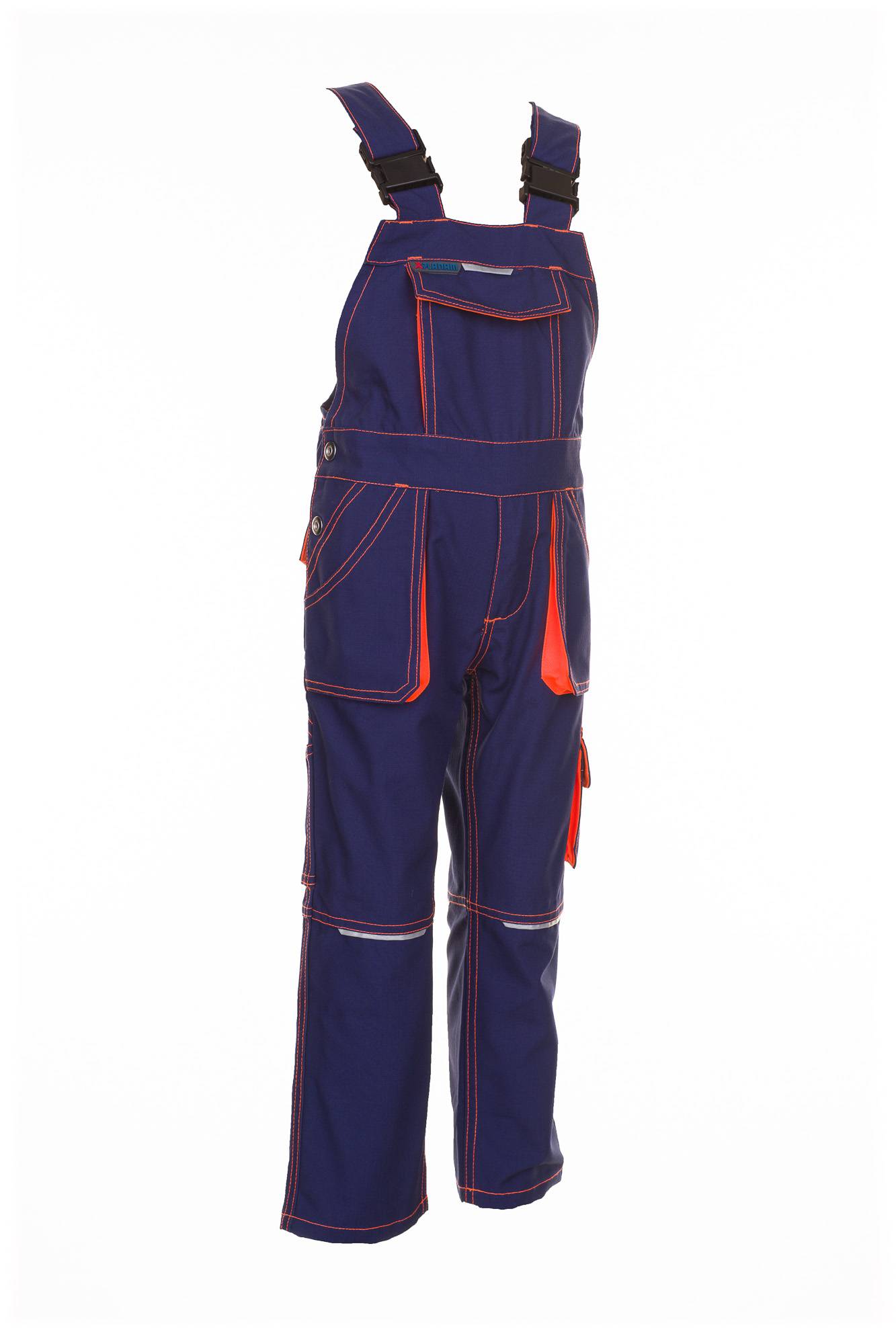 Planam Junior Latzhose marine/orange 98/104 6121098