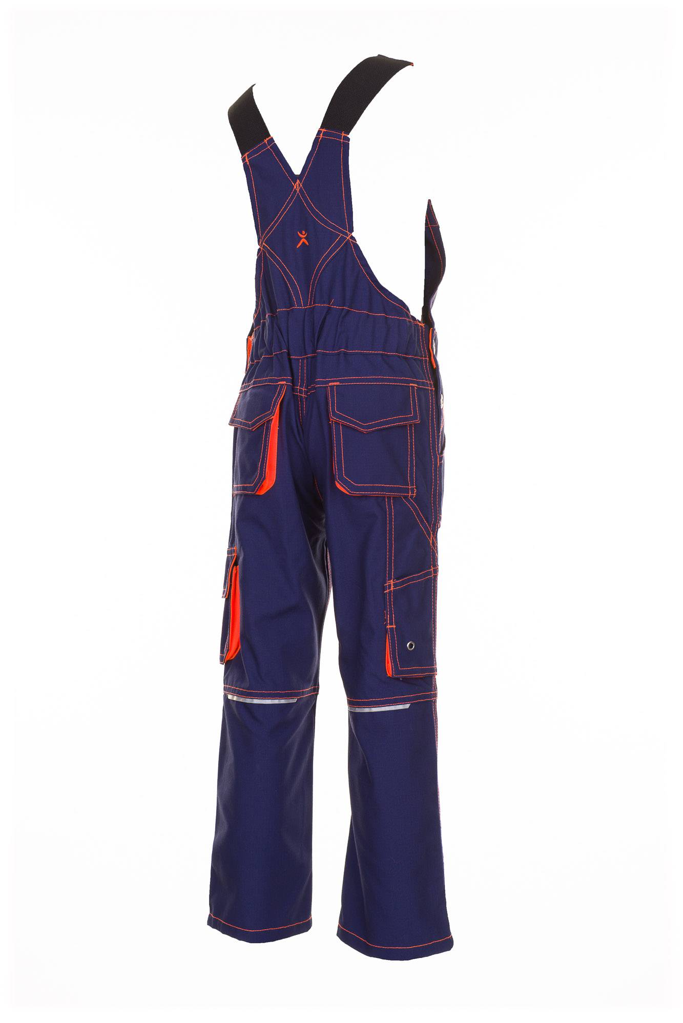 Planam Junior Latzhose marine/orange 98/104 6121098