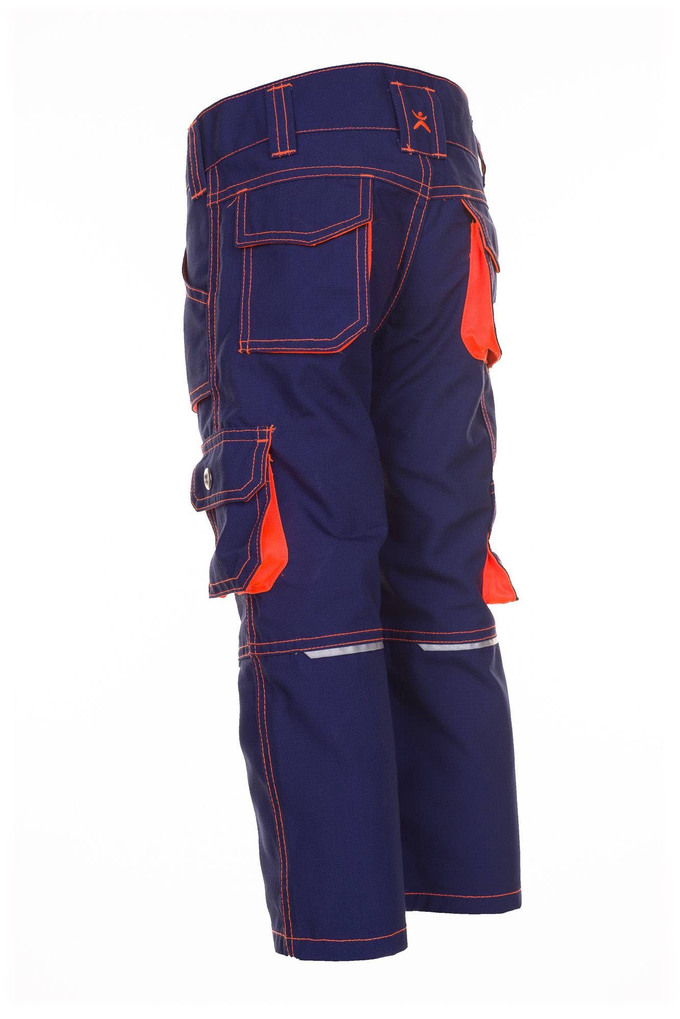 Planam Junior Bundhose marine/orange 98/104 6111098