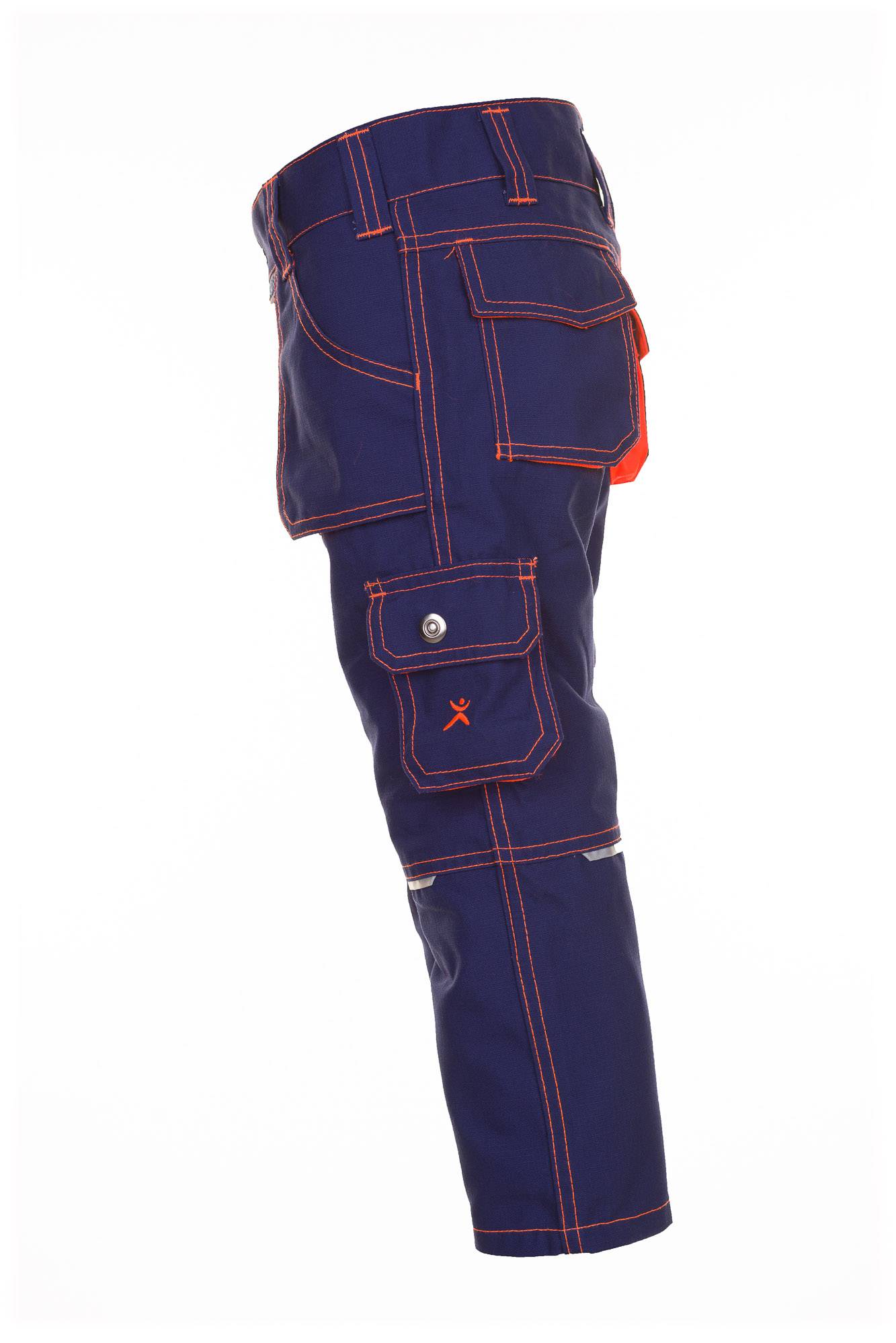 Planam Junior Bundhose marine/orange 98/104 6111098