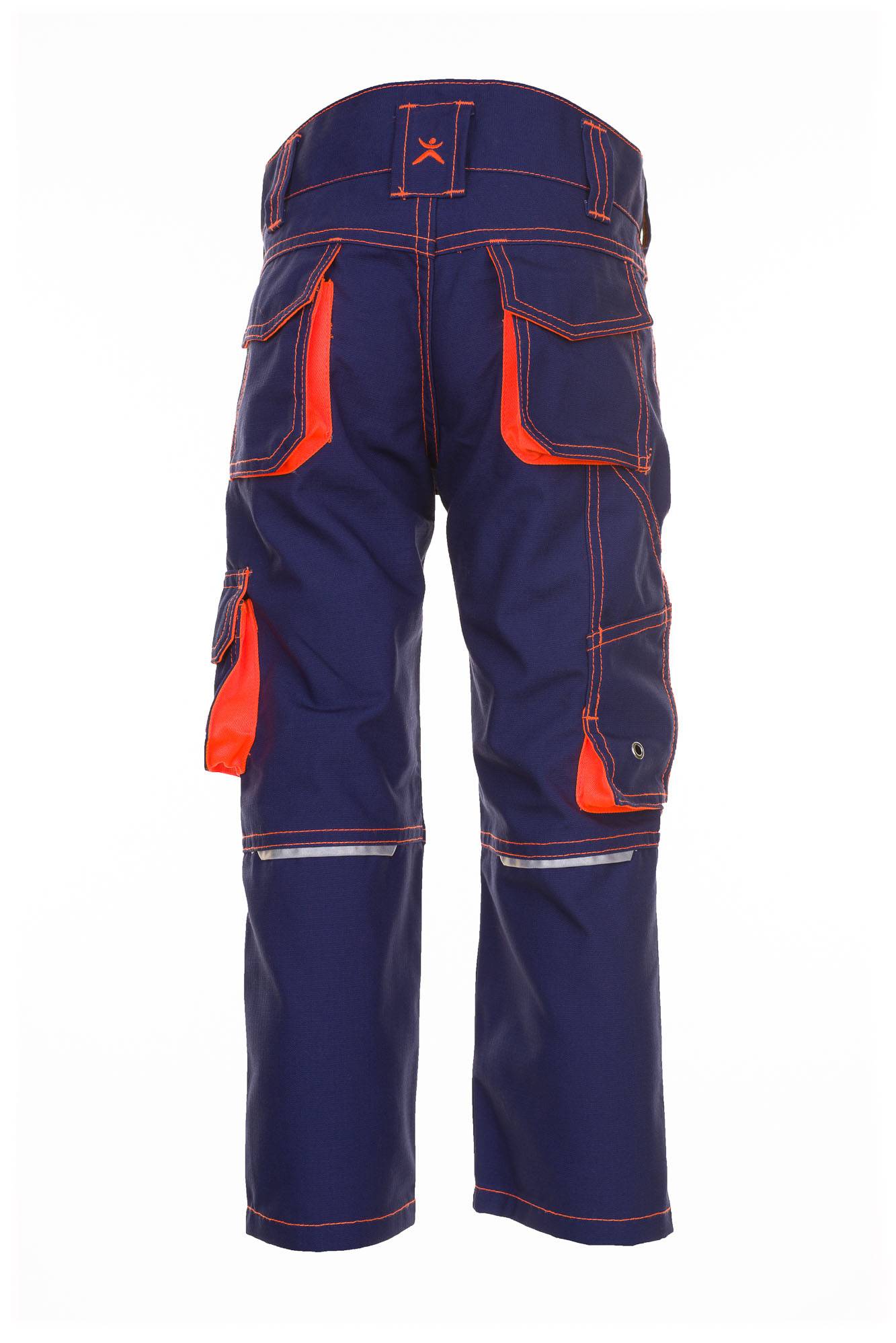 Planam Junior Bundhose marine/orange 98/104 6111098
