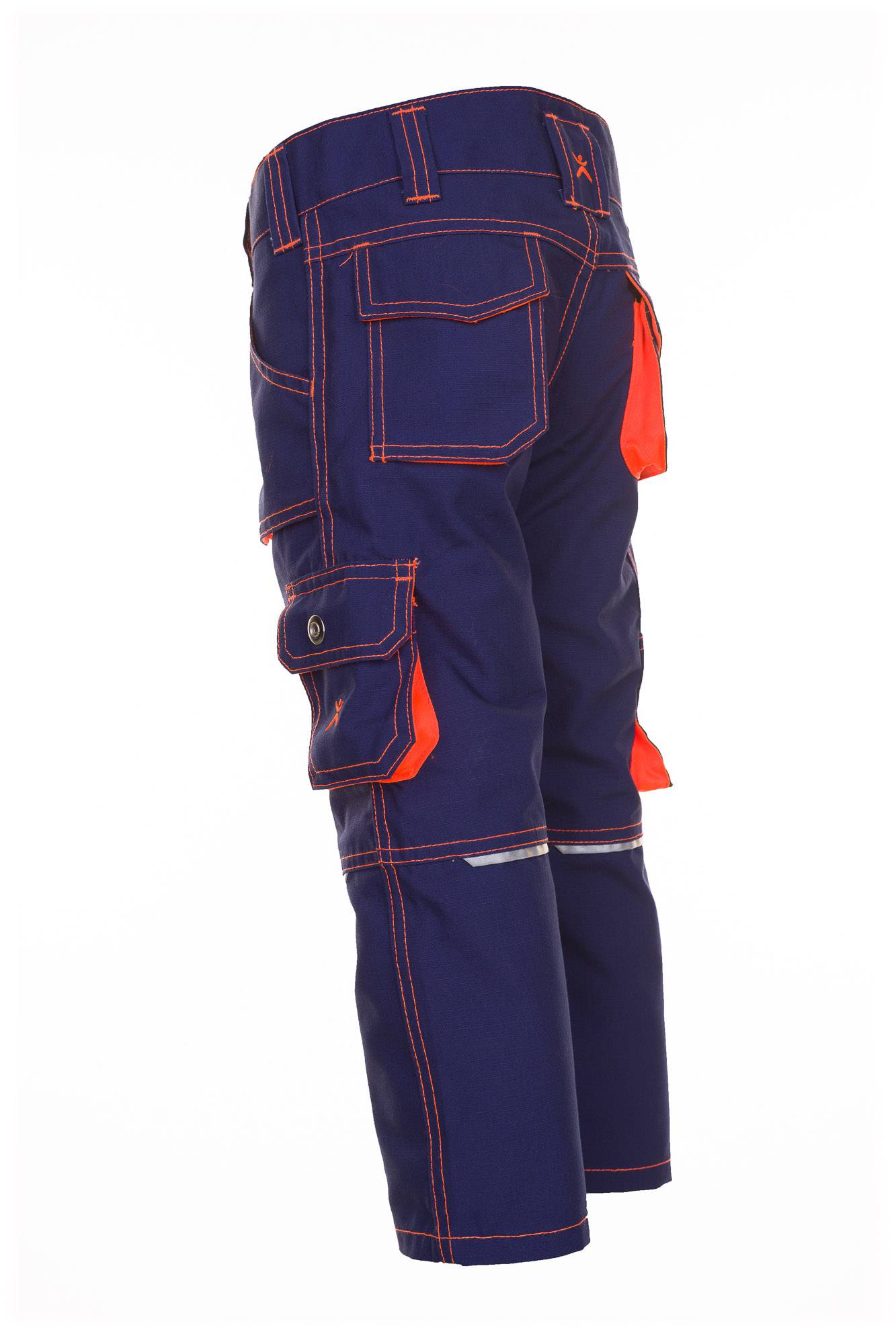 Planam Junior Bundhose marine/orange 98/104 6111098