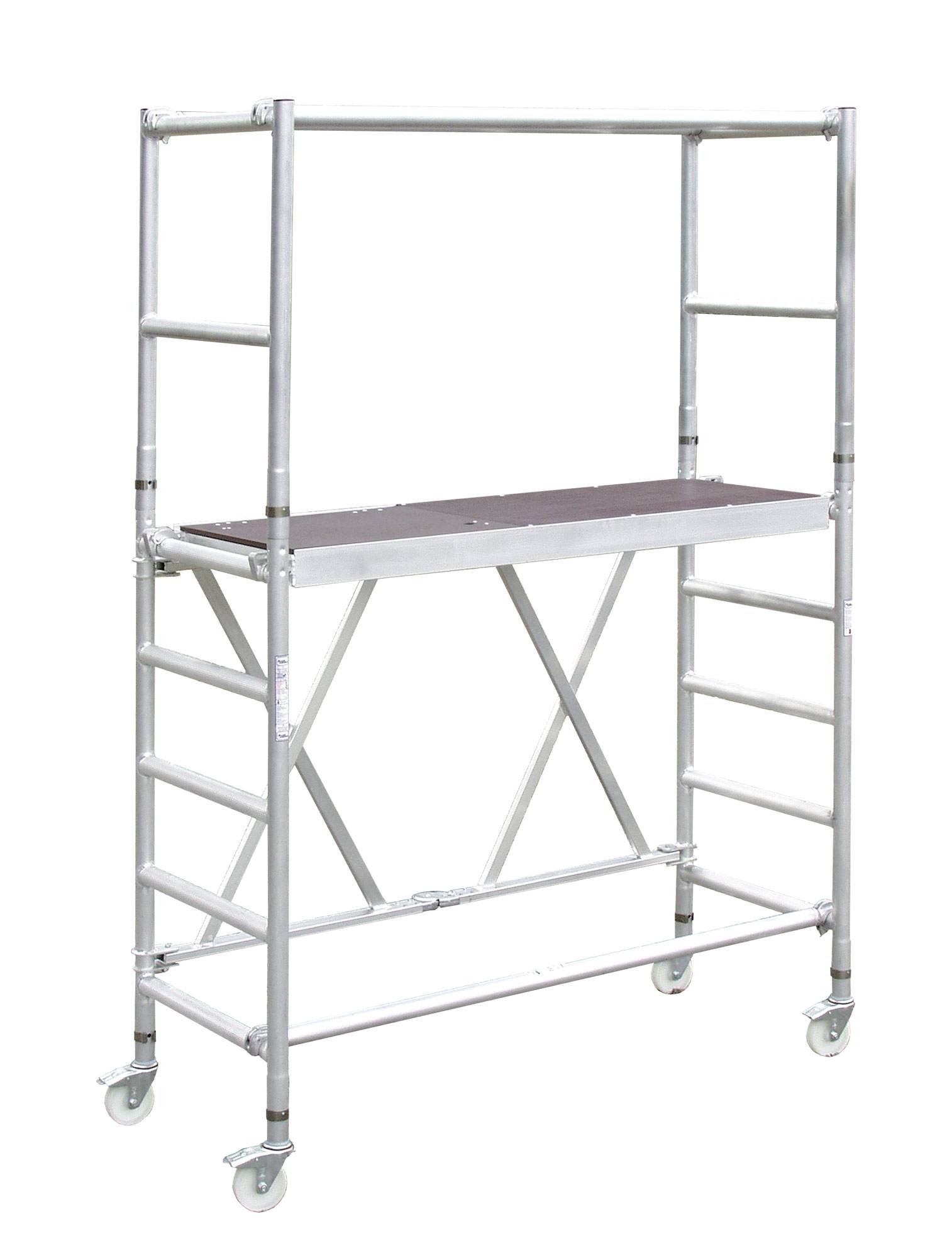 Iller Professional Klappgerüst mit Ausbaueinheit 0,75x1,80 m | 3,50m AH