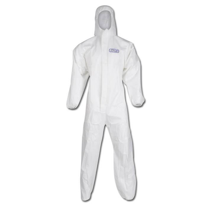 Schutzanzug "HULSBERG" - zweilagiges Polypropylen - Größe XL - PSA Kategorie 3, Typ 5-B/6-B