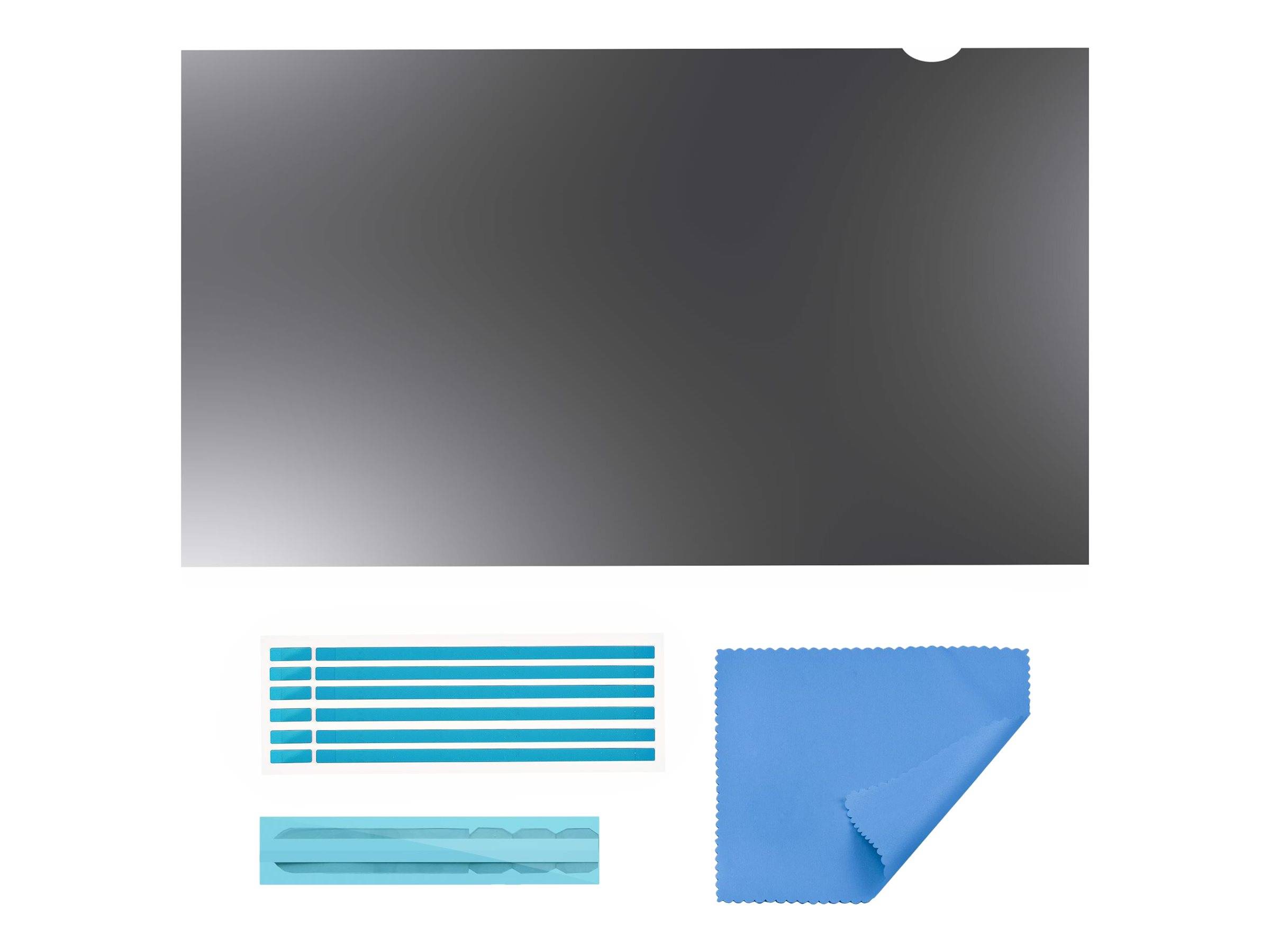 StarTech.com 28-inch 16:9 Computer Monitor Privacy Filter, Anti-Glare Privacy Screen with 51% Blue Light Reduction, Blac