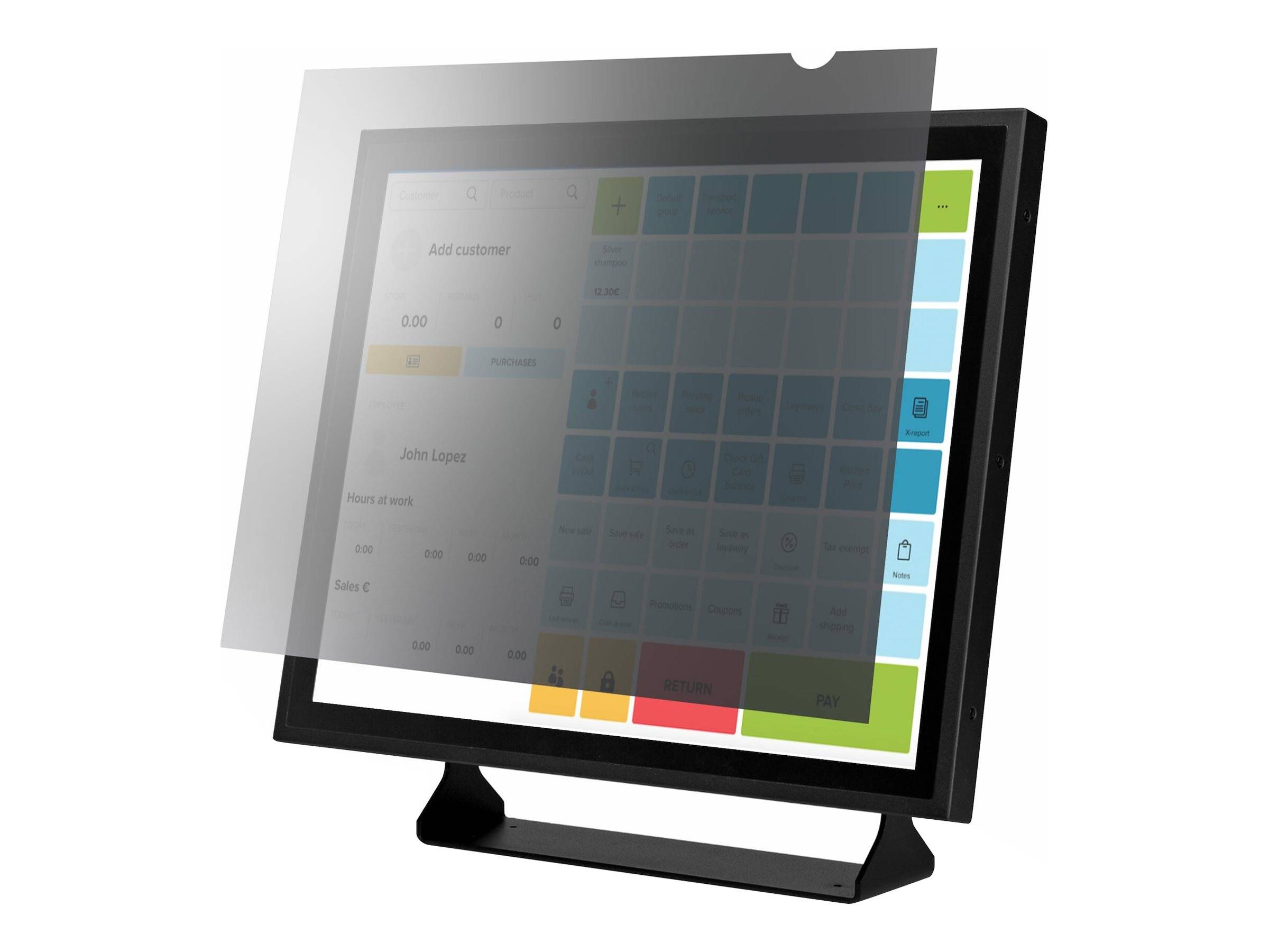 StarTech.com 17-inch 5:4 Computer Monitor Privacy Filter, Anti-Glare Privacy Screen with 51% Blue Light Reduction, Black