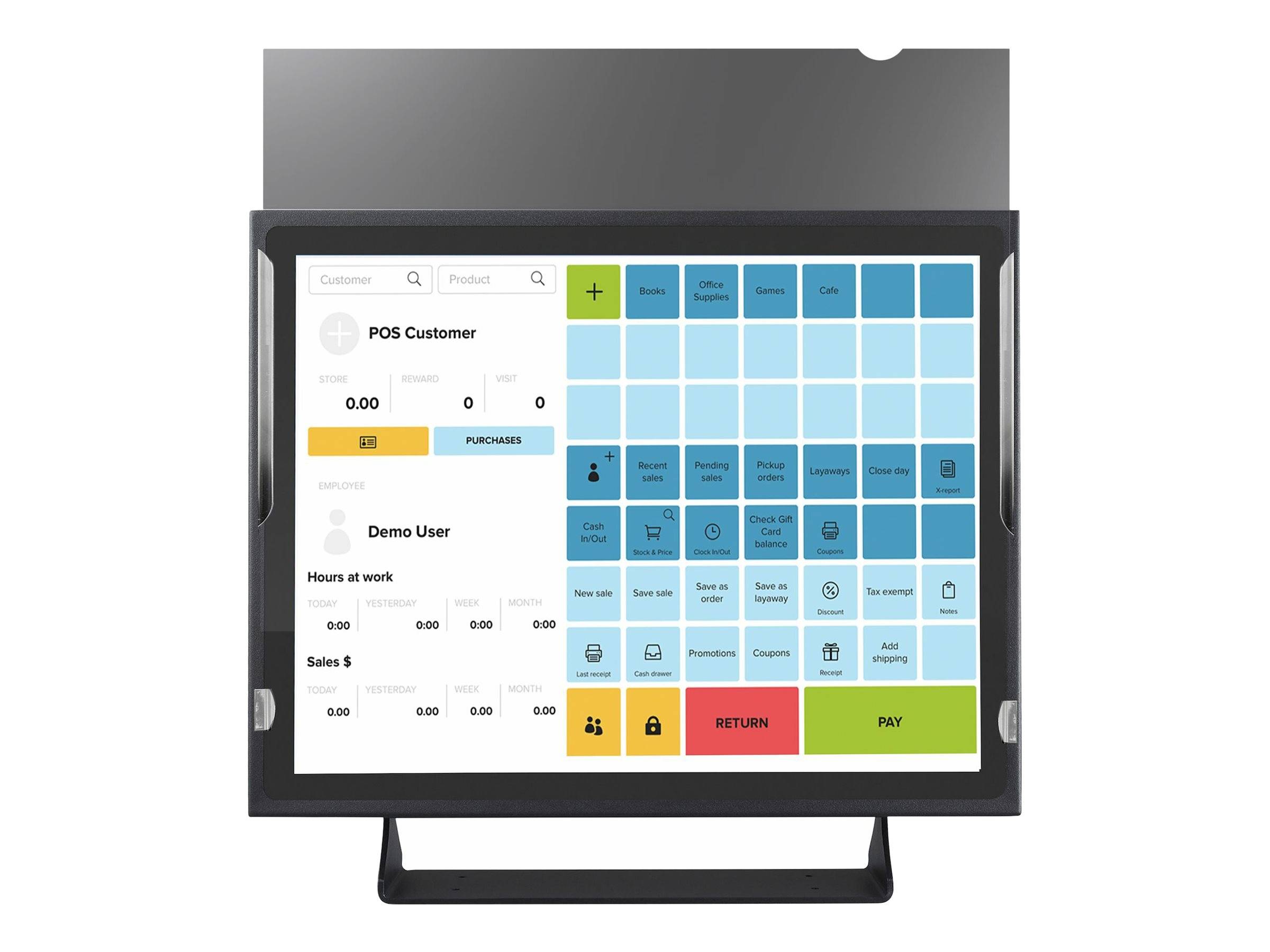 StarTech.com 17-inch 5:4 Computer Monitor Privacy Filter, Anti-Glare Privacy Screen with 51% Blue Light Reduction, Black