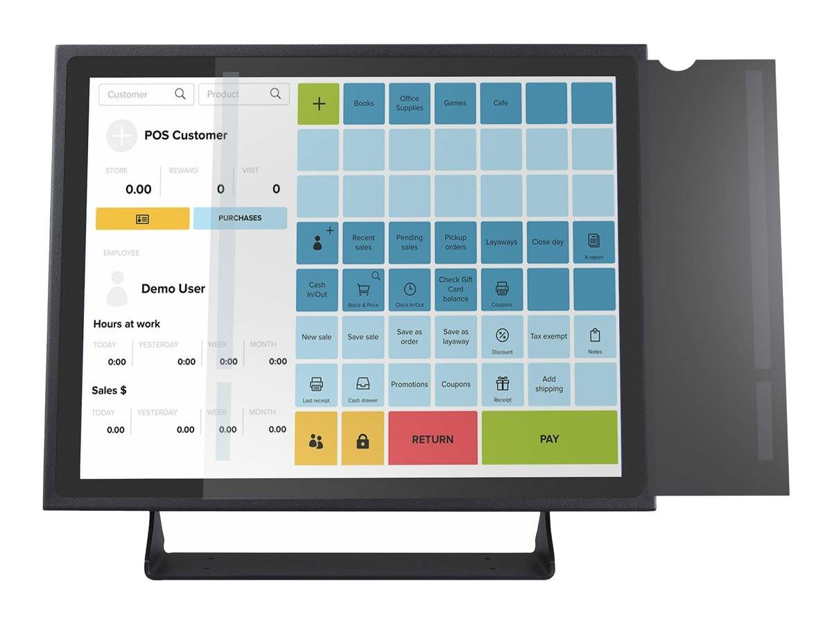 StarTech.com 17-inch 5:4 Computer Monitor Privacy Filter, Anti-Glare Privacy Screen with 51% Blue Light Reduction, Black