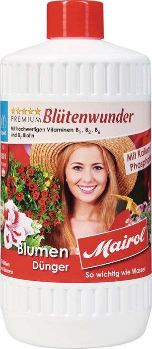 Blumendünger Blütenwunder Liquid 1l Flasche MAIROL