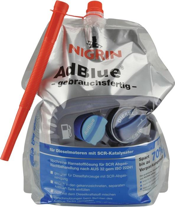 Harnstofflösung AdBlue® m.Einfüllhilfe 5l Btl.NIGRIN