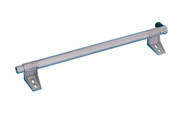 Schienenanlage Leichtmetallhalter m.Endanschlag re.Alu.f.Regalleiter ZARGES