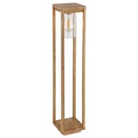 Wegeleuchten Stehlampe Holzoptik Wegeleuchte Außen Garten Balkon Pollerleuchte Außen, Aluminium, IP44 Wetterfest, 1x E27 Fassung, LxBxH 15x15x80cm Wegeleuchten Stehlampe Holzoptik Wegeleuchte Außen Garten Balkon Pollerleuchte Außen, Aluminium, IP44 Wetterfest, 1x E27 Fassung, LxBxH 15x15x80cm