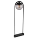 Stehleuchte E27 Garten Weg Beleuchtung Außen Aussenleuchten Garten Standleuchte, Glaskugel rauch Metall schwarz, 1x E27 Fassung, LxBxH 32x20x100 cm Stehleuchte E27 Garten Weg Beleuchtung Außen Aussenleuchten Garten Standleuchte, Glaskugel rauch Metall schwarz, 1x E27 Fassung, LxBxH 32x20x100 cm