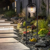 Stehleuchte E27 Garten Weg Beleuchtung Außen Aussenleuchten Garten Standleuchte, Glaskugel rauch Metall schwarz, 1x E27 Fassung, LxBxH 32x20x100 cm Stehleuchte E27 Garten Weg Beleuchtung Außen Aussenleuchten Garten Standleuchte, Glaskugel rauch Metall schwarz, 1x E27 Fassung, LxBxH 32x20x100 cm