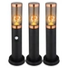 Sockelleuchte Standleuchte Außenbeleuchtung rauch Kupfer Außen mit Bewegungsmelder Garten Stehlampe, Edelstahl Kunststoff, 1x E27, DxH 7,6x45 cm,3er Sockelleuchte Standleuchte Außenbeleuchtung rauch Kupfer Außen mit Bewegungsmelder Garten Stehlampe, Edelstahl Kunststoff, 1x E27, DxH 7,6x45 cm,3er