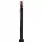 Wegeleuchte Pollerleuchte außen Gartenlampen schwarz IP44, Standleuchte Terrasse Balkon, Edelstahl Kupfer rauchfarben, 1x E27 Fassung, DxH Wegeleuchte Pollerleuchte außen Gartenlampen schwarz IP44, Standleuchte Terrasse Balkon, Edelstahl Kupfer rauchfarben, 1x E27 Fassung, DxH