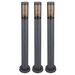 Standleuchte Außenbeleuchtung Sockelleuchte rauch anthrazit Außen Garten Stehlampe, Edelstahl Kunststoff, 1x E27, DxH 7,6x80 cm, 3er Set Standleuchte Außenbeleuchtung Sockelleuchte rauch anthrazit Außen Garten Stehlampe, Edelstahl Kunststoff, 1x E27, DxH 7,6x80 cm, 3er Set