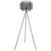 Stehlampe Stativleuchte Metall Stehleuchte schwarz Deckenfluter rund Käfig Wohnzimmer, Metall, Fassung 1x E27, DxH 60x150 cm Stehlampe Stativleuchte Metall Stehleuchte schwarz Deckenfluter rund Käfig Wohnzimmer, Metall, Fassung 1x E27, DxH 60x150 cm