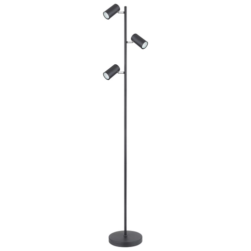 Stehlampe Standleuchte 3 Leuchten schwenkbare Stehlampe Stehleuchte Wohnzimmer Modern schwarz, 3 Flammig, Metall, 3x GU10, LxBxH 25x23x154 cm Stehlampe Standleuchte 3 Leuchten schwenkbare Stehlampe Stehleuchte Wohnzimmer Modern schwarz, 3 Flammig, Metall, 3x GU10, LxBxH 25x23x154 cm