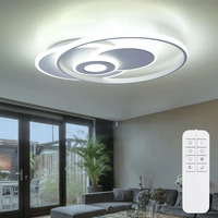 LED Deckenlampe Esszimmerlampe Wohnzimmerleuchte, dimmbar Fernbedienung, Memory Nachtlicht, 50W 3600lm warmweiß-kaltweiß 3000-6000K, L 54 cm LED Deckenlampe Esszimmerlampe Wohnzimmerleuchte, dimmbar Fernbedienung, Memory Nachtlicht, 50W 3600lm warmweiß-kaltweiß 3000-6000K, L 54 cm