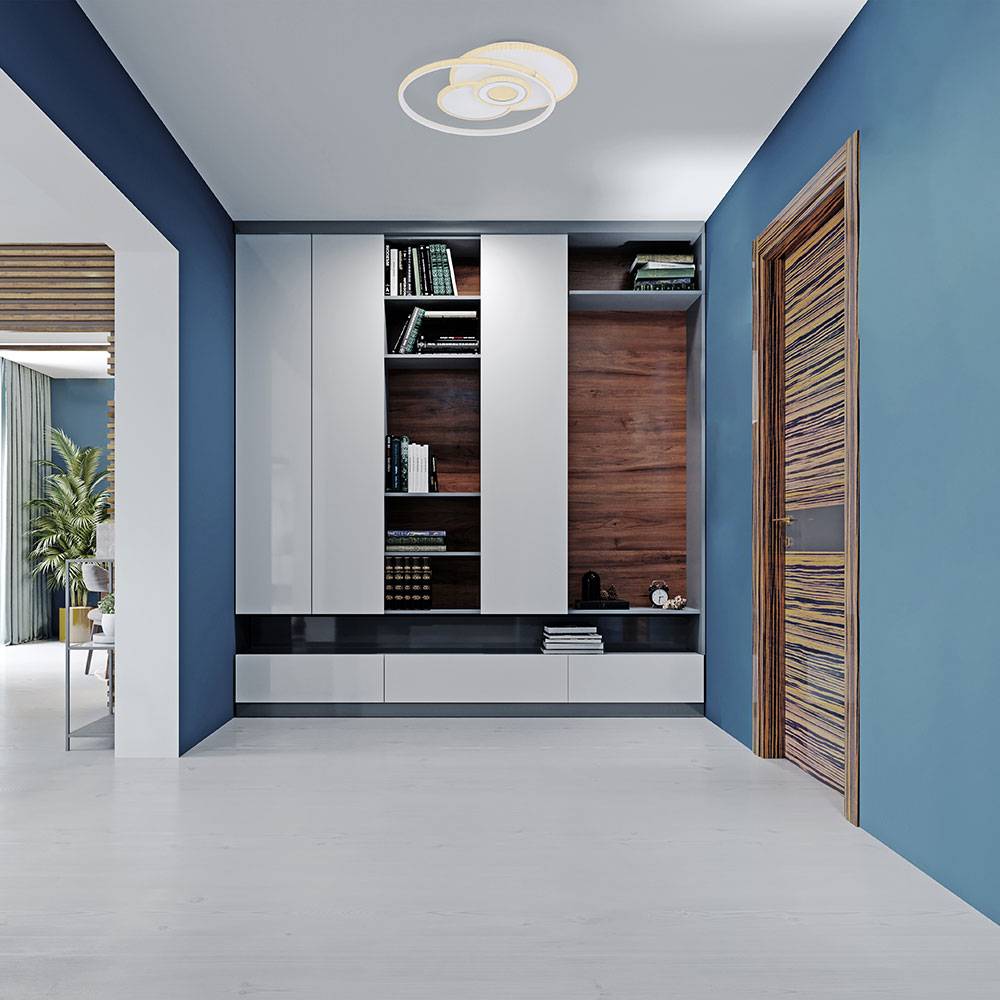 LED Deckenlampe Esszimmerlampe Wohnzimmerleuchte, dimmbar Fernbedienung, Memory Nachtlicht, 50W 3600lm warmweiß-kaltweiß 3000-6000K, L 54 cm