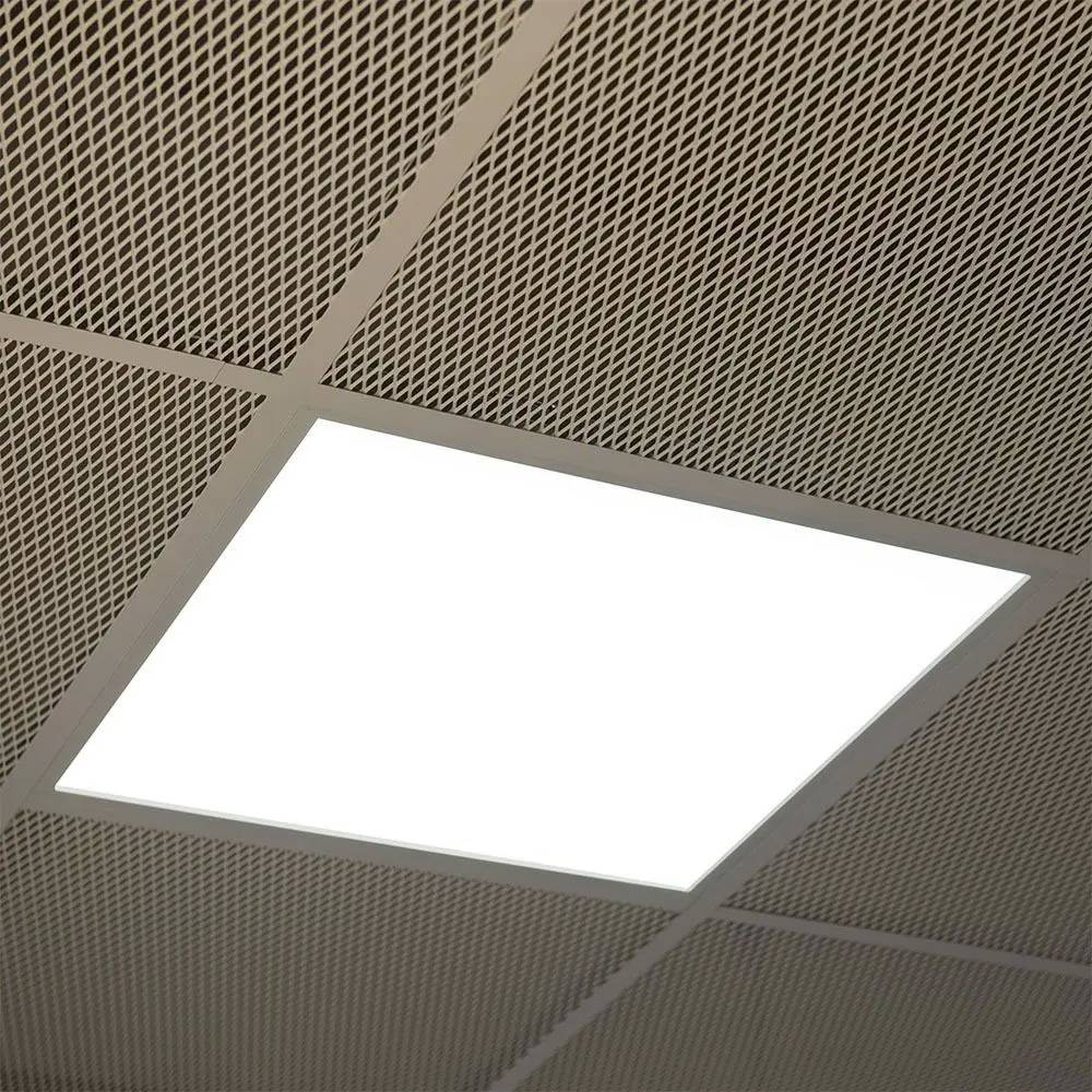 LED Einbaustrahler flach LED Einbaupanel quadratisch Einbau Deckenstrahler LED Deckenleuchte weiß, Aluminium, 36W 4320lm Tageslichtweiß, LxBxH 59,5x