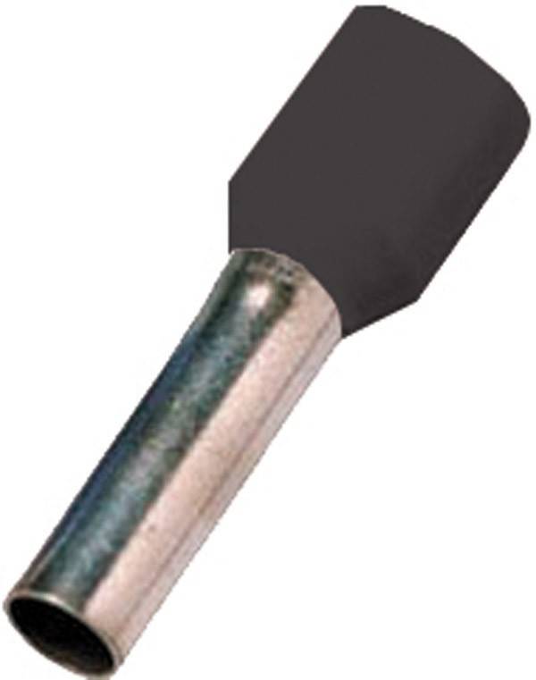 Ein Buntstift mit schwarzer Spitze und metallfarbenem Körper, der üblicherweise für präzises Kolorieren oder Zeichnen verwendet wird.