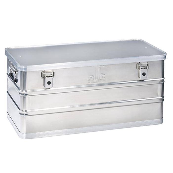 Transportbox AluPlus Box S 90 - Material Aluminium - Volumen 90 l - Außenmaße (B x T x H) 780 x 380 x 375 mm