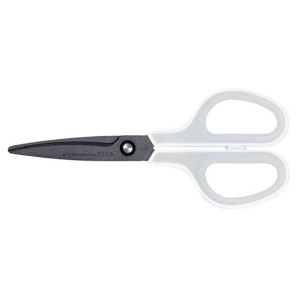 Schere Fitcut Curve - 17,5 cm weiß/grau.