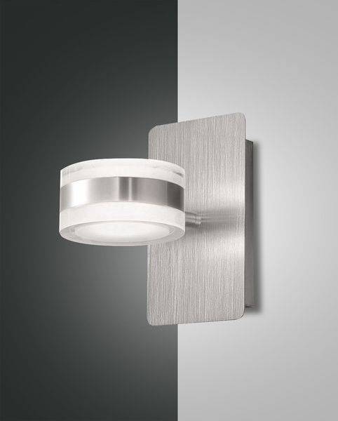 3239-21-212 LED Wandleuchte Alu geb.