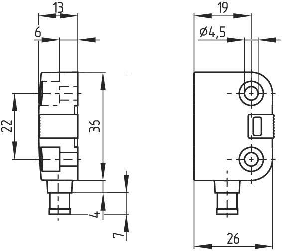 Schmersal Sicherheits-Sensor BNS 260-02/01Z-ST-L