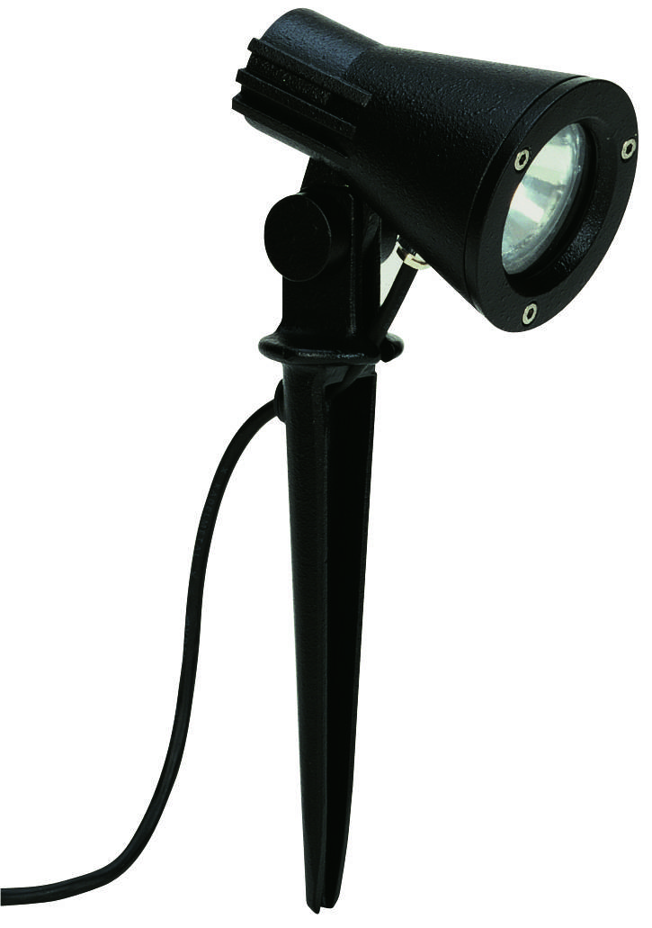 662154 Spieß-Strahler PAR20 50W schwarz
