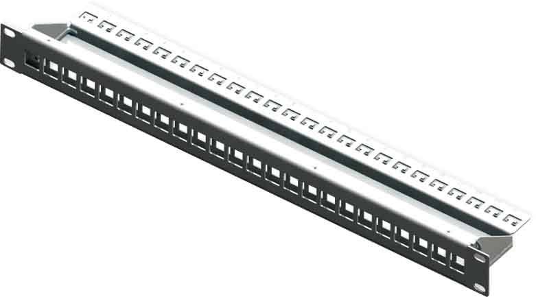 Leviton Patchpanel 24-fach MMCPNLX24SIJ8MIL