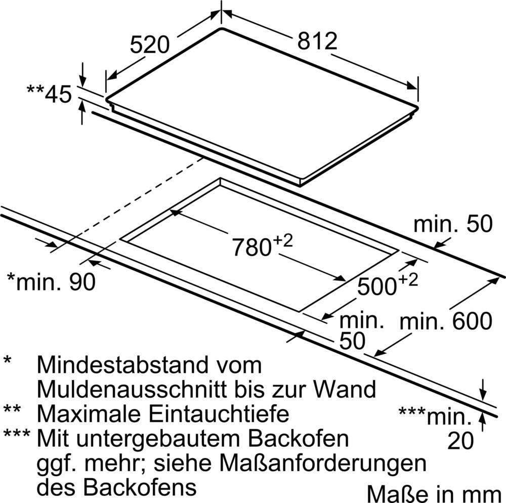 Siemens MDA EB-Autark-Kochfeld ET875LMP1D