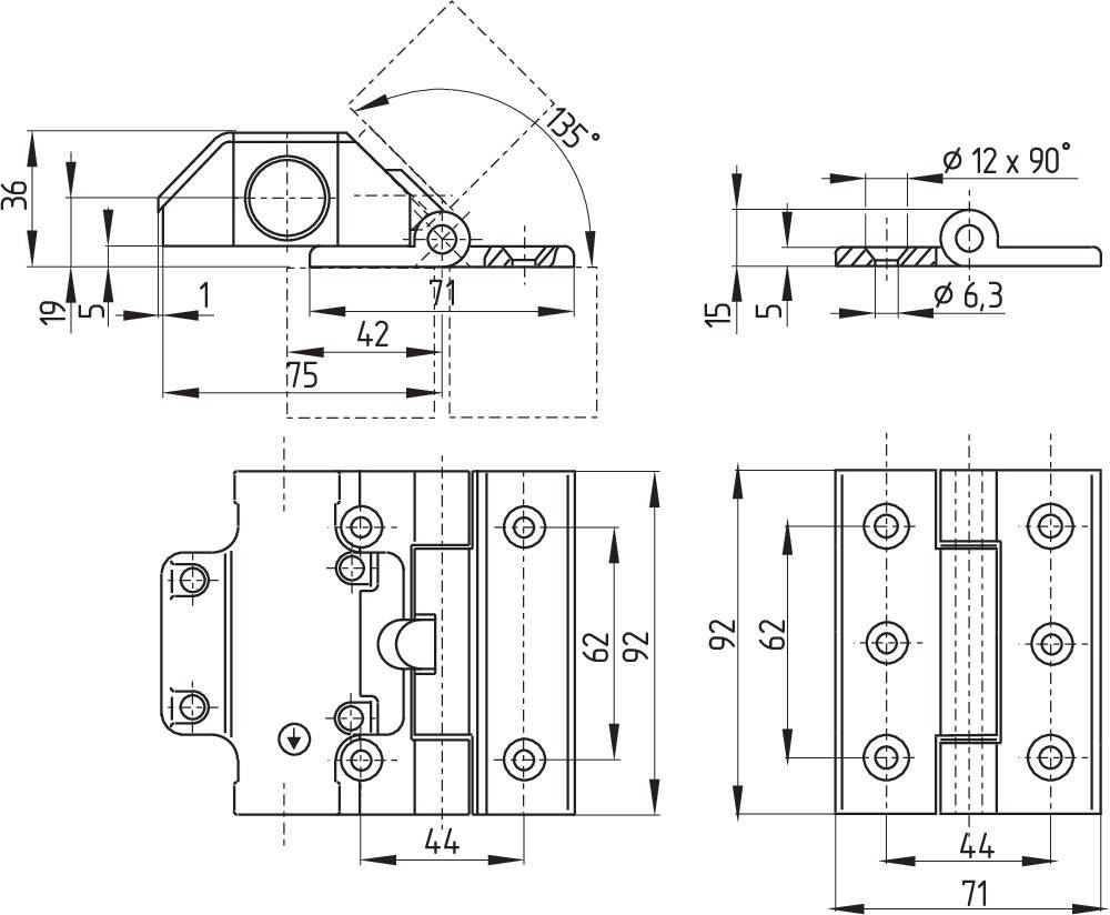 Schmersal Scharnierschalter TESZ1110/S